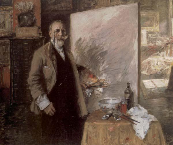 William Merritt Chase Self-Portrait Norge oil painting art